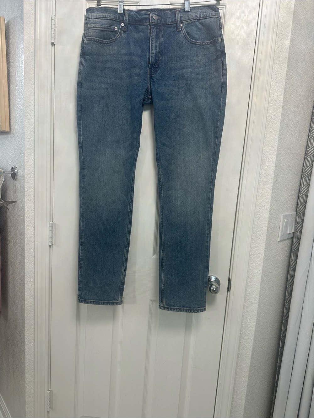Signature by Levi Strauss Men's Slim Fit Jeans W36 L32 Blue Denim Stretch